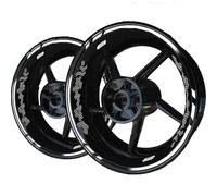 Autocollants Roue Autocollants Roue Moto Bande Réfléchissante À Rayures Accessoires Imperméables pour Ninja pour ZX-9R(Style 4)