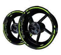 Autocollants Roue Moto Bande Réfléchissante À Rayures Accessoires Imperméables pour Ninja pour ZX-9R(Style 1)