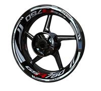 Autocollants Roues Jantes Autocollant De Roue Avant Et Arrière De Moto pour Suzuki GSXR 600 750 1000 GSXS 750 GSR 600, Bande De Protection Résistante Aux Intempéries Stickers Kit(Couleur 1)