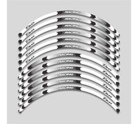 Autocollants Roues Jantes Autocollants Réfléchissants pour Jantes De Moto 15'' pour Y&amaha TMAX500, TMAX530, TMax560, T Max, TMAX 500, 530, 560 Stickers Kit(Couleur 3)