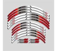 Autocollants Roues Jantes Autocollants Réfléchissants pour Jantes De Moto pour B&MW F800GS F800gs F 800GS F 800 GS - Ensemble Complet Stickers Kit(Couleur 4)
