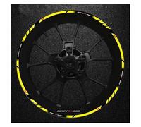 Autocollants Roues Jantes Autocollants Réfléchissants Pour Moyeu De Roue De Moto À Bords Épais, Adaptés Aux Autocollants De Modification De Jante Pour Suzuki Gsxr1000 Gsxr 1000 Stickers Kit(Couleur 22