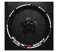 Autocollants Roues Jantes Autocollants Réfléchissants Pour Moyeu De Roue De Moto À Bords Épais, Adaptés Aux Autocollants De Modification De Jante Pour Suzuki Gsxr1000 Gsxr 1000 Stickers Kit(Couleur 3)