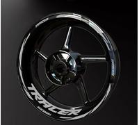 Autocollants Roues Jantes Kit Complet D'autocollants pour Jantes De 17 Pouces pour Moto pour Yamaha Tracer 2017-2022 : Bandes Adhésives pour Jantes. Stickers Kit(Couleur 6)