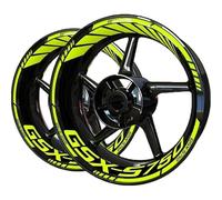 Autocollants Roues Jantes Kit D'autocollants pour Roues De Moto pour Suzuki GSXS750 GSXS 750, Ensemble De Bandes De Pneus pour Jantes, Autocollants Stickers Kit(Couleur 6)