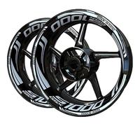 Autocollants Roues Jantes Kit D'autocollants Réfléchissants pour Jantes De Moto pour Suzuki GSXS1000 GSXS 1000, Ensemble Complet De Décoration Stickers Kit(Couleur 19)
