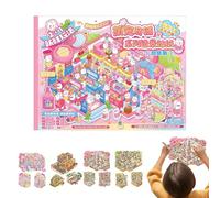 Autocollants Scène Créez Votre Propre Maison,Décorations Carnet Effet 3D,Autocollants Coque Téléphone | Pour Ados Adultes Anniversaire Fête Vacances Cadeau Fête Loisirs Créatifs Maison