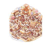 Autocollants Scènes | Autocollants Décoratifs 3D Capbara Pour Pièces | Décoratifs Artisanaux Imperméables Pour Scrapbooking Voyages Filles Débutants Cadeaux Valises
