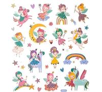 Autocollants scintillants fées 28 pcs.