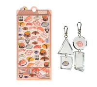 Autocollants Scrapbooking 3D - Décalcomanies Style Japonais Pour Ordinateur | Autocllants Décoratifs Pour PC Portable | Pour Étudiants Artistes Enseignants Collectionneurs Designers