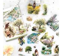 Autocollants Scrapbooking Stickers Accessoires 20 Feuilles Bullet Journal Sticker Aesthetic Sticker pour Journaling,Album DIY (Travel Series2)