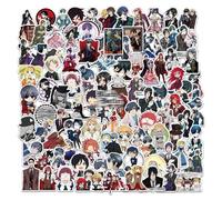 Autocollants Sebastian Michaelis, 100 Pcs Figurine Vinyle Stickers Imperméable Pour Fête, Scrapbooking Ordinateur Portable Skateboard Pour Étudiants Adolescents