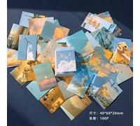 Autocollants Séries Ciel Univers Étoiles, Étiquette Adhésive, Esthétique, Décor, Bricolage, Scrapbooking, Matériel De Collage Pour Planificateur, 100 Feuilles