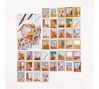 Autocollants Séries Du Monde Entier, Étiquette Scrapbooking, Timbre Décoratif, Papeterie Pour Album Journal Intime, Deep Forest, 40 Pièces/Ensemble