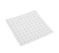 Autocollants Silicone Tactiles 100 Pièces en Braille | Points en Relief Clairs, Retrait sans Résidus, Établissements et Institutions