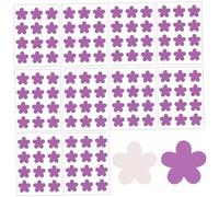 Autocollants solaires anti-UV pour crème solaire 120 autocollants en forme de fleur patchs de protection UV réutilisables et imperméables pour rappel réapplication