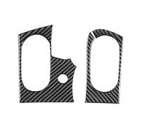 Autocollants Sortie Air Latérale Commande Centrale Volant Voiture pour Chevrolet pour Corvette C6 2005 2006 2007-2013 Volant de Voiture (Color : Carbon Fiber Black)