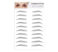 Autocollants Sourcils 3D - Effet Tatouage Semi-Permanent à l'Eau | Sourcil Naturel Imperméable pour Femmes et Hommes, Maquillage Longue Durée, Look Micrôblading, Facile à Poser