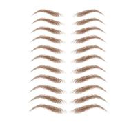 Autocollants sourcils - INF - Marron - 11 paires - Design 6D - Application facile
