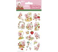 Autocollants standard Shortcake aux fraises - 4 feuilles