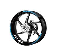 Autocollants Stickers Autocollants Réfléchissants pour Jantes De Moto pour Y&amaha YZF R6 YZFR6 YZF-R6, Kit Complet De Décoration Autocollants Jantes(Couleur 6)