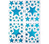 Autocollants/Stickers Etoiles/Muraux Bleues Motif Mural Etoiles turquoises Bleues Créatifs Deco-Ration Auto adhésif décoratif Enfant Bebe Cadeau