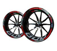 Autocollants Stickers Kit D'autocollants De Jantes De Moto pour Mv Agusta Brutale 800 F3 Kit D'autocollants De Jantes Ensemble De Décalcomanies pour Pneus De Jante Autocollants Jantes(Couleur 4)