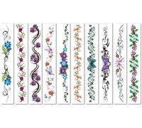 Autocollants Tatouage Ceinture, Autocollants Nombril De Plage, Autocollants Personnalisés, Résistants À L'Eau Et À La Transpiration 60X420MM