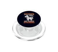 Autocollants Tatouages Parce qu'il est Difficile d'être Adulte Je mérite PopSockets PopGrip pour MagSafe