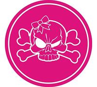 'Autocollants "Tête de Mort, rétro, Girly, 4 cm, n ° art. _ 008 _ Girly, außenklebend pour voiture, camion voiture, moto, Moped, mobylette, Scooter, véhicules, aux UV et aux intempéries, convient pour lavage