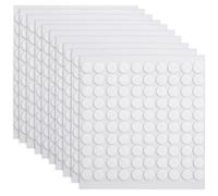 Autocollants transparents double face adhésifs, mastic circulaire pouvant être retiré, sans rayures, support adhésif puissant et imperméable, décorations de vacances