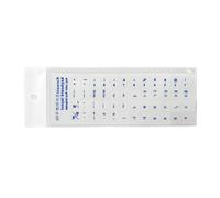 Autocollants transparents en 6 couleurs seulement, langue coréenne, couverture de clavier transparente avec lettre pour ordinateur portable, accessoires pour ordinateur portable coréen
