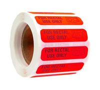 Autocollants uniquement pour les aut ocollants à usage rectal pour une utilisation rectale, 500 x de chaîne étanche | Adhésif en permanence, autocollant de cordes étanche, autocollant perma