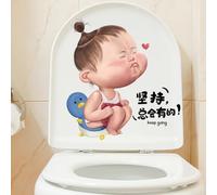 Autocollants uniques et amusants pour abattant de toilettes pour décoration de salle de bain - Surprenez vos invités