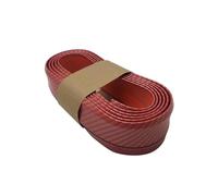 Autocollants Universels pour Lèvre De Pare-Choc Voiture, 2.5M, Protections Avant en Caoutchouc, Bande Moulures Extérieures Spoiler de Jupe latérale
