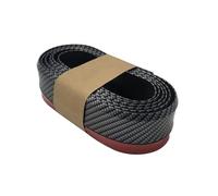 Autocollants Universels pour Lèvre De Pare-Choc Voiture, 2.5M, Protections Avant en Caoutchouc, Bande Moulures Extérieures Spoiler de Jupe latérale