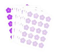 Autocollants UV 200 Pièces En Forme De Fleurs Patches UV Changeant De Détection Transparente De Couleur | Rappels Pour La Protection Du Soleil Protection Solaire De La Peau Du Soleil Prévention Des Br