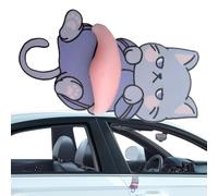 Autocollants Ventre De Chat, Stickers En Silicone Moelleux Et Rond, Souples Et Élastiques, Décoratifs Et Mignons Pour Téléphone, Cahier, Journal, Voiture Et Artisanat, 6.3x4.72x0.39 Pouces, 50g