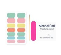 Autocollants Vernis À Ongles Gel - Vernis à Ongles Autocollant Longue Tenue | Produits De Soins Personnels Pour Manucure Spa Été Maison Voyage Bridal Quotidien Vacances Toilettage Fête Wedding