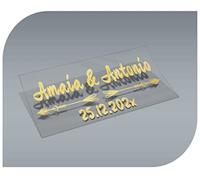 Autocollants vintage personnalisables avec nom et date pour invitations à un mariage, à un baptême, à des fiançailles, à une communion, à un anniversaire ou à une autre fête (Modèle 8)