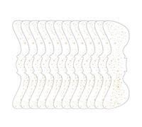 Autocollants Visage - 12 Pièces Imperméables Résistants à la Transpiration Stickers Dorés pour Visage et Yeux - Faux Strass pour Fête Maquillage Festival Musique | Costume