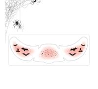 Autocollants visage Halloween Temporaire Auto-Adhésif Gothique