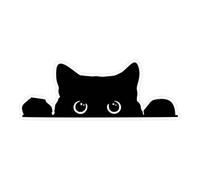 Autocollants Vitre De Voiture | Décalcomanies Automobile Chat Qui Espionne - Stickers Pour Vitre De Voiture Chat Curieux | Pour Casques Moto Ordinateurs Portables Camions Valises Berline Véhicule Camp