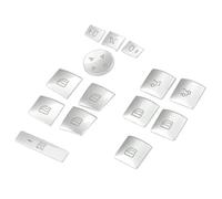 Autocollants voiture Compatible Avec Benz Pour Classe GLK 2008-2014 Autocollant Pour Garniture De Bouton De Commande De Vitre D'accoudoir De Porte Intérieure