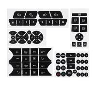 Autocollants voiture Compatible Avec Benz Pour Classe SLK Pour R172 Kit D'autocollants De Réparation Pour Boutons De Console Centrale