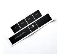 Autocollants voiture Compatible Avec Chrysler Pour Control 2005-2009 Autocollants De Réparation Pour Boutons De Console Centrale Informations