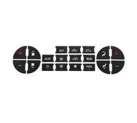 Autocollants voiture Compatible Avec Saturn Pour Outlook 2007 2008 2009 2010 Kit De Réparation Pour Bouton Climatisation Du Tableau Bord Autocollants Remplacement