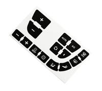 Autocollants voiture Compatible Avec Vw Pour Golf Pour MK5 2004-2008 1 Jeu Autocollant Réparation Pour Bouton Climatisation Autocollants Commande Décoration Intérieure