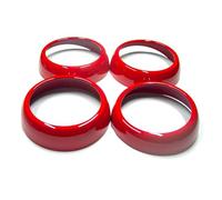 Autocollants Voiture Pour Mercedes Pour Smart 453 Pour Fortwo Pour Forfour Tablea Bord Sortie D'air Décoration Couverture Coque Protection Intérieur Automobile(Rouge)