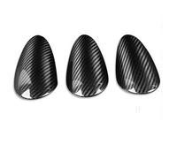 Autocollants Voiture Protecteur Poignée Porte En Fiber Carbone Autocollant Garniture Couverture Accessoires D'intérieur Voiture Pour Nissan 370Z Z34(Top LHD)